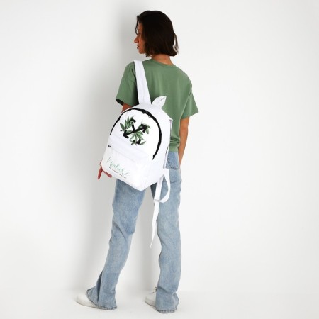 Backpack School Youth Nature, 29x13x44, Lightning Department, N/Pocket, White-9