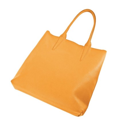 Female bag, artificial leather, orange, 31x8x33 cm-1
