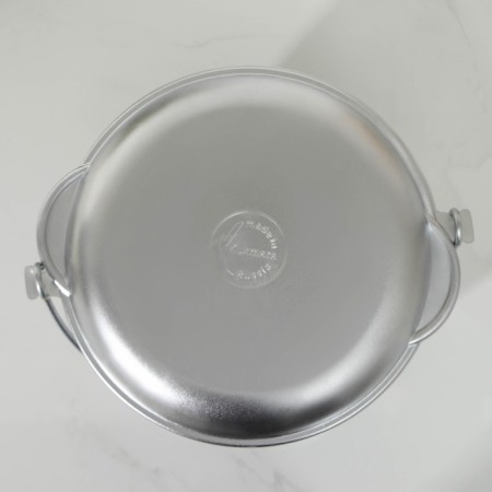 Kazan hiking, 4 liters, a lid-hopper, silver color-3