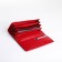 Women's wallet on magnet, red color