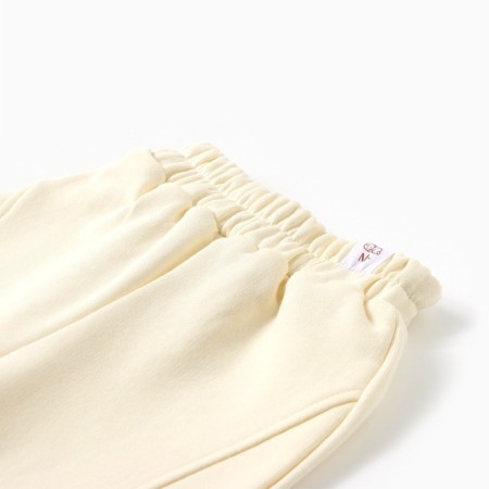 Set (sweatshirt and trousers) children's minku, ivory color, height 62-68 cm-7