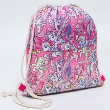 A bag for shoes with a pocket, 28x37 cm, My Little Pony