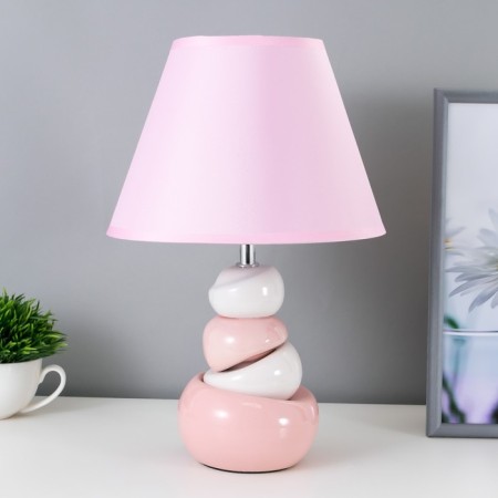 Board lamp 16870/1 E14 40W white-pink 23x23x35 cm Risalux