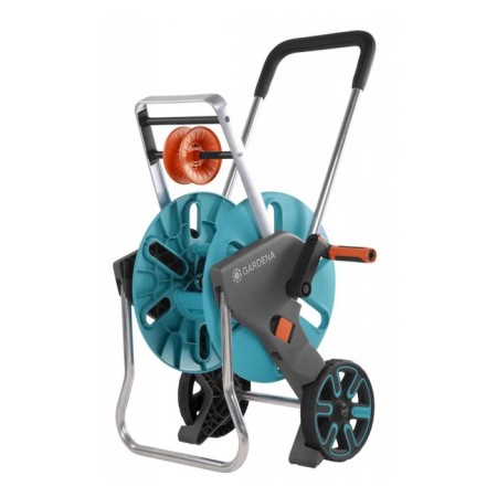 A reel for a hose, on wheels, metal, Aquaroll-1