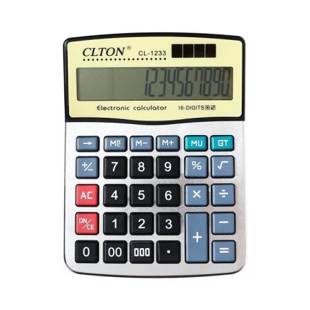 Desktop calculator, CLTON CL-1233, 16-bit-6