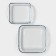A set of baking forms Borcam, 2 items: 1.95 l, 1.04 liters