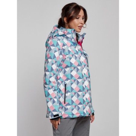 Ski jacket women's, size 48, gray color-2
