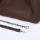 Load bag with lightning, external pocket, brown color
