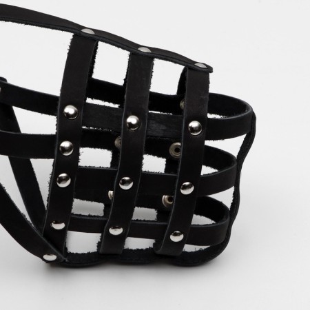 Muzzle No. 3, German shepherd bitch (length 9 cm, muzzle 32 cm), black-3