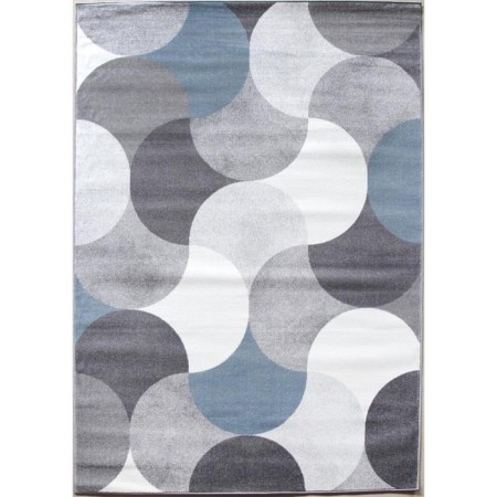 Rectangular carpet Merinos Sofit, size 80x150 cm, color Light Gray