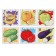 Set of puzzles "Vegetables and fruits"
