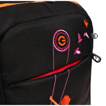Youth backpack 40 x 28 x 16 cm, Grizzly, ergonomic back, laptop department, black-8