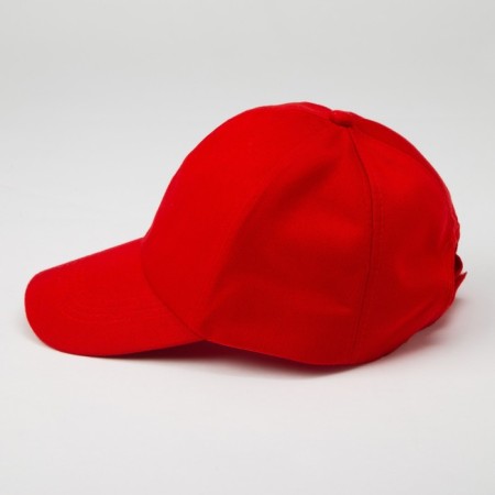 Monophone baseball cap, size 58, red color-4