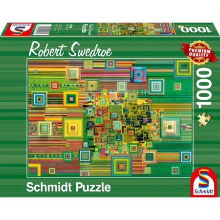 Puzzle "R. Swedro. Green flash drive ", 1000 elements