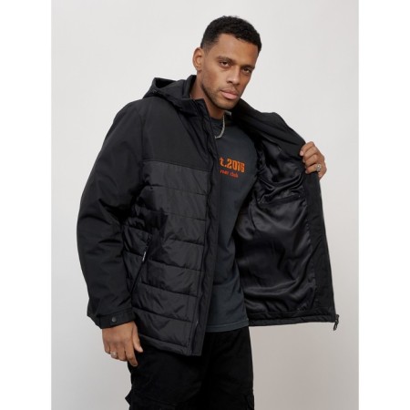 Sports male jacket, size 58, black color-13