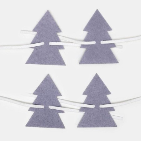 A set for the decor of the dining rooms "Christmas tree", 4 pcs, col. gray, 5.2x7 cm, 100% p/e, felt-3
