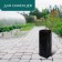 Package for seedlings, 10 l, 14 × 45 cm, polyethylene 120 μm thick, with perforation, black, Greengo