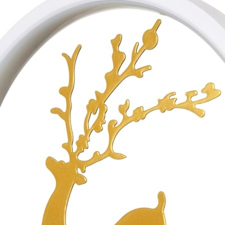 Sconces 2510/1 LED 12W 3000k white-gold 40x12 cm-4