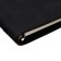 Organizer on the rings, A5 format, 90 sheets, line, with a knife, cover of the leather mix