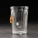 A glass "impenetrable", faceted, with a fish, 200 ml