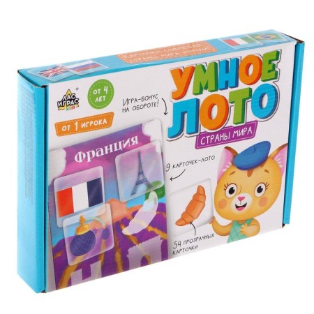 Board game "Smart Loto. Countries of the world"-3