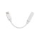 Lightning adapter on Jack 3.5, music + headset, bt, white