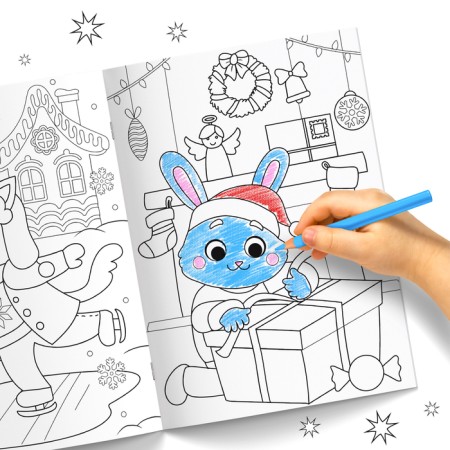 Coloring "New Year's Super painting", A4, 16 p.-3