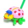 Qatalka "bug", on a stick, the color of mix