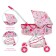 Stroller for dolls, universal, with a basket, a metal frame