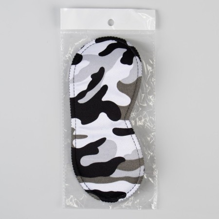 Camouflage mask for sleeping 20 × 8.5 cm, elastic band is single, multi -colored-6