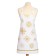 Apron "Ethel" Golden Snowflakes 60x65 cm, 100%HL, 190g/m2