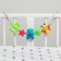 Stretching to a stroller/crib "Funny animals", 3 toys, crumb I