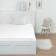 Knitted sheet on elastic band 180x200x25cm white 108 culinary, 108 120g/m HL100%
