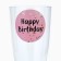 A set of plastic glasses for champagne "Happy Birthday", Party, 150 ml