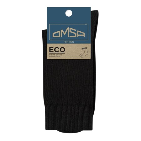 Male socks Omsa Eco, size 42-44, Nero color