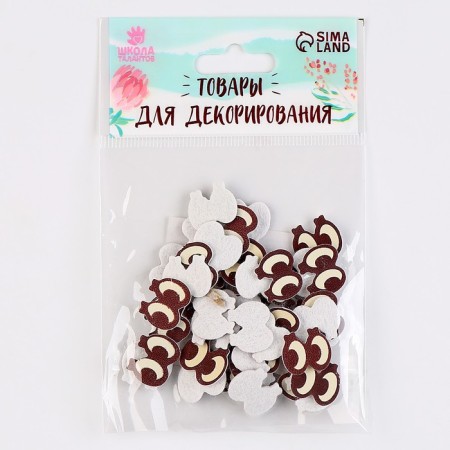 Eyes, set of 50 pcs., Size 1 pc. - 1.6 × 1.5 cm-2