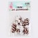 Eyes, set of 50 pcs., Size 1 pc. - 1.6 × 1.5 cm