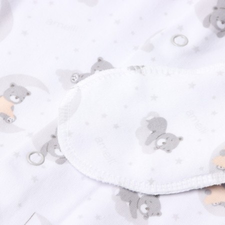 Overalls with closed handles, gray color, height 62 cm-2