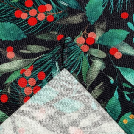 Babier Ethel "Winter Berry" 144x110 +/- 3cm, 100%HL, sarzha 190g/m2-8