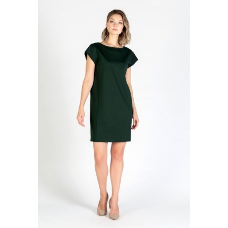 Women's dress, size 44, green color-1