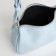 Bag Women's Cross-Bodi with a zipper, blue color