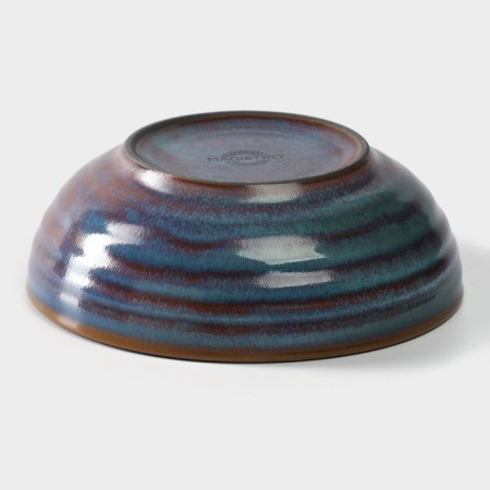 Porcelain bowl Magistro Garland, 230 ml, D = 12 cm, blue color-2