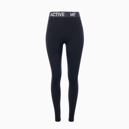 Female leggings, black color, size 48-4