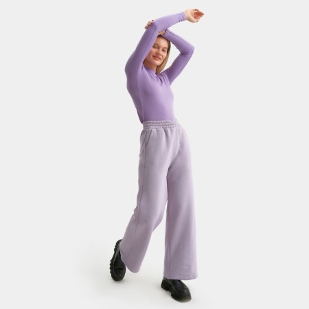 Women's pants, lavender color, size 48-2