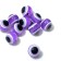 Busina "Eye" Round, 1 × 1 × 1 cm, (set 10 pcs.), Purple color