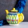 Rishtan ceramics "Patterns", 1000 ml, yellow