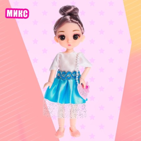 Fashionable hinge doll "Chelsea" in a dress, mix-5