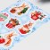 Decorative stickers "Symbol of the year - 6" 10x16 cm