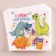Paper napkins "Happy birthday", Dino, 25x25, set of 20 pcs.