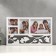 Photo frame plastic in 4 photos 6.5x9, 10x15, 20x15 cm "leaves" 43x26 cm